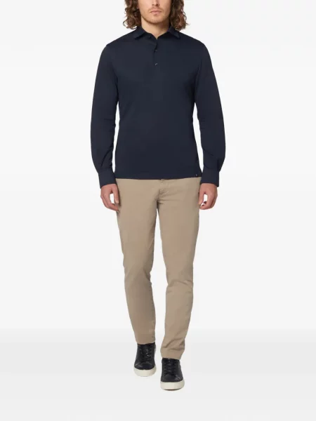 Gulerat tricou polo Boggi Milano albastru