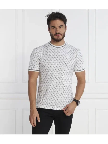 Guess Tricou Marshall alb