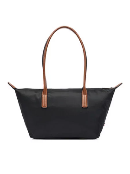 Tommy Hilfiger Ročna torba Popette East West Tote črna