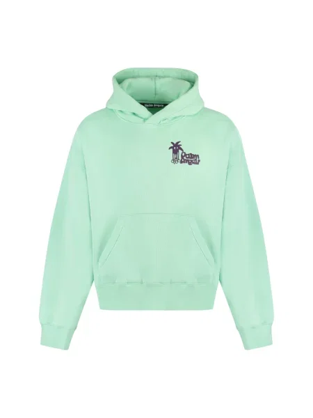 Bluza z kapturem Palm Angels zielona