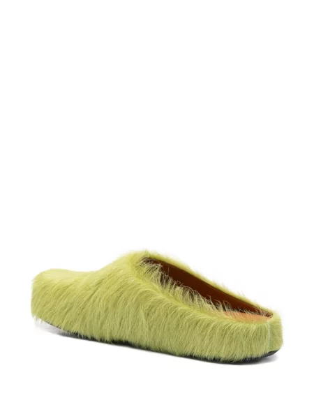 Papuci tip mules Marni verde