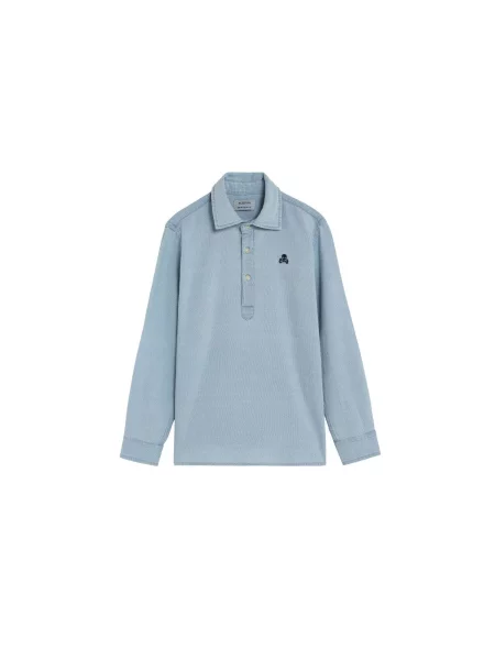 Scalpers Tricou Polera deschis albastru
