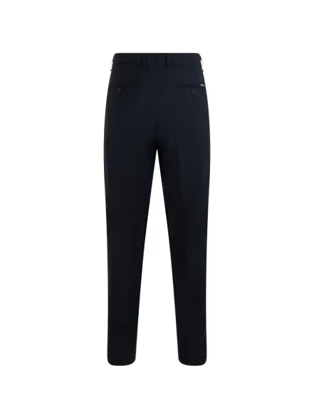 Pantaloni Boss de lână albastru