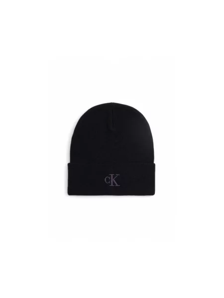 Haftowana czapka Calvin Klein Jeans czarna