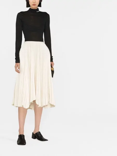 Ilgas palaidinė be rankovių Jil Sander juoda