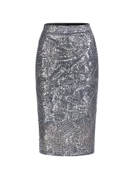 Fustă tip creion Kaos cu paiete