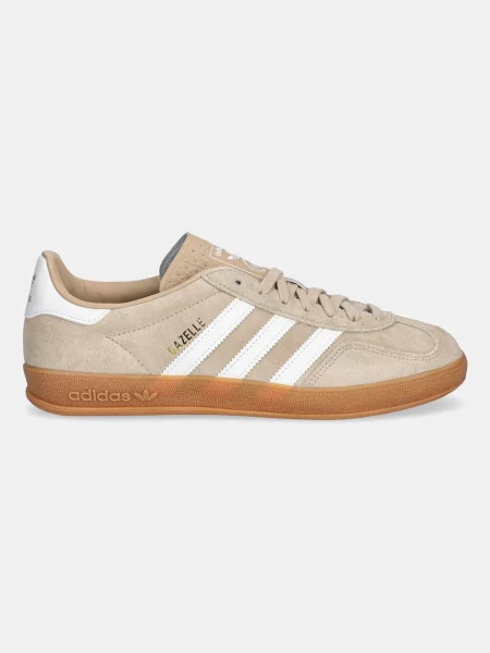 Superge iz semiša adidas Originals Gazelle Indoor bež