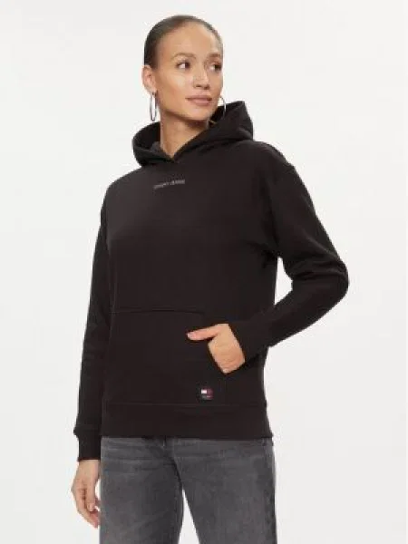 Tommy Jeans Bluză Classic negru