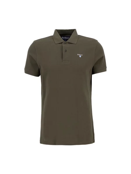 Koszulka polo Barbour zielona