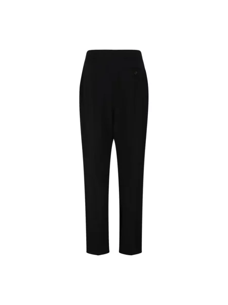 Lniane spodnie Givenchy czarne