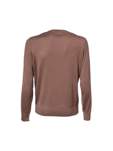 Sweter Zegna brązowy