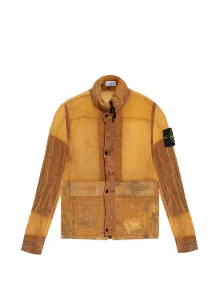 Geacă Stone Island cu strasuri cu buzunare cu clapetă portocaliu