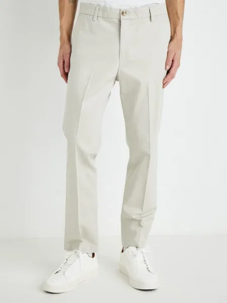Dockers Pantaloni cu dungă STAIN' alb