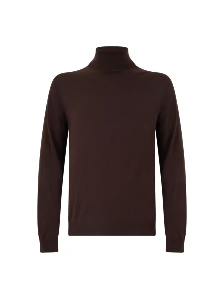 Sweter Slowear wełniany brązowy
