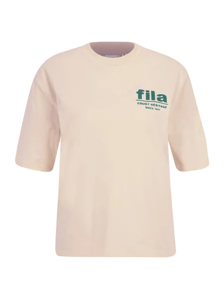 FILA Tricou LINYI / verde închis bej
