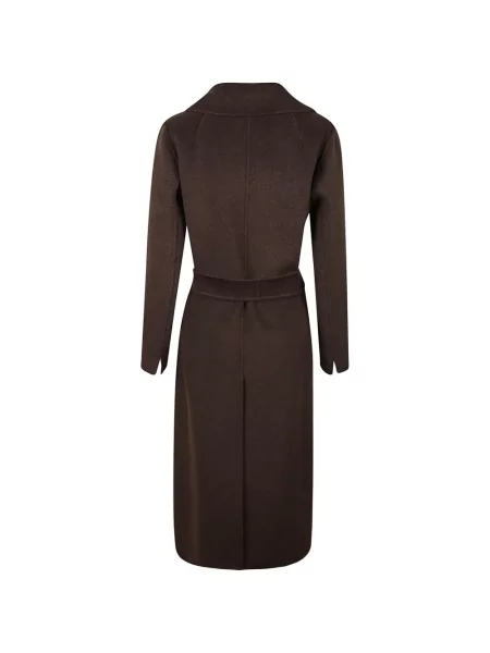 Cu centură palton 's Max Mara cu rever maro