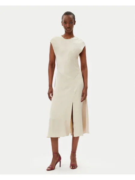 MAX&Co. rochie midi drept bej