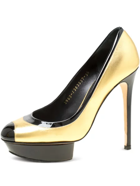 Кожени полуотворени обувки Gina