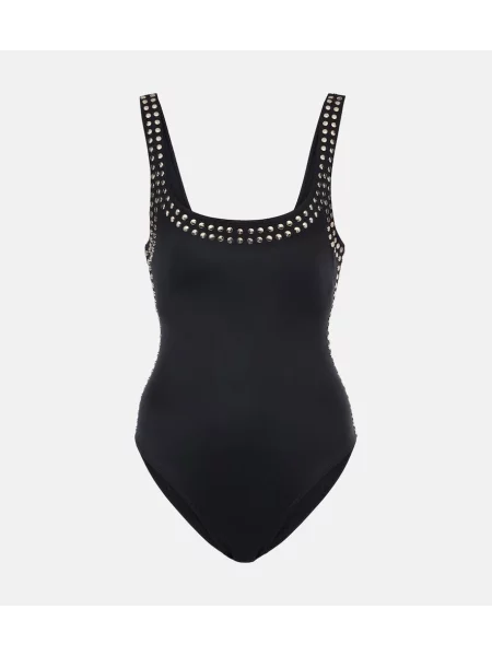 Strój kąpielowy Simkhai z ćwiekami biały