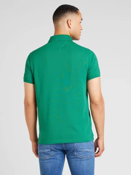 Tommy Hilfiger Polo marškinėliai Regular Fit žalia