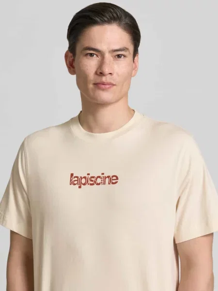 T-shirt z czystej bawełny o kroju regular fit model HASPEN' Selected Homme biała