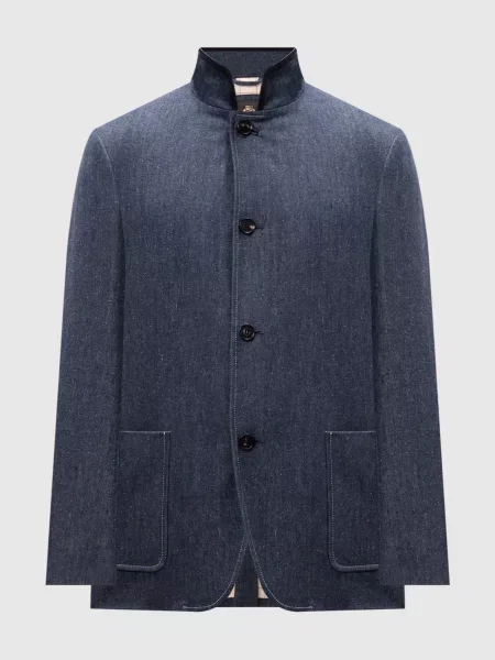 Джинсовий блейзер Loro Piana синій