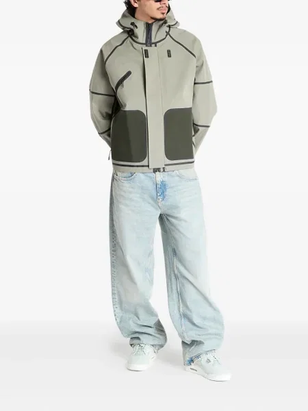 Rochie mini Nike cu șireturi din dantelă cu glugă roz