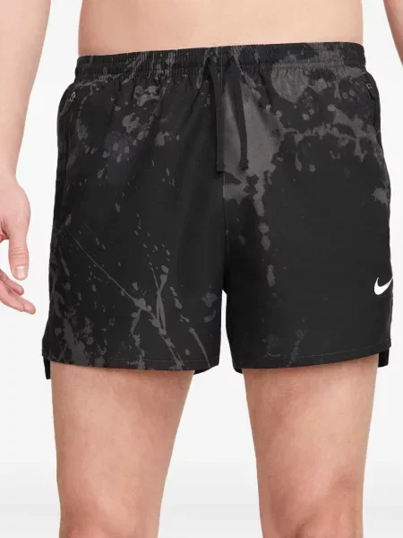 Krátké fleecové kraťasy Nike s potiskem žluté