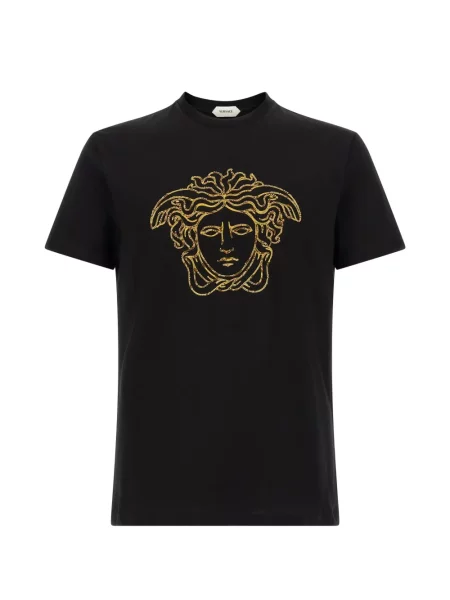 Tricou Versace cu broderie negru