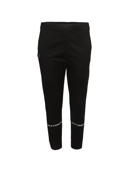 Pantaloni A Bathing Ape® cu imagine alergare negru