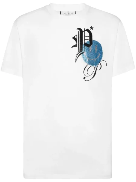 Tricou Philipp Plein alb