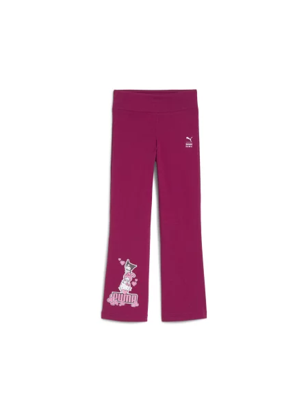 Dziecięce legginsy o rozszerzanym kroju PUMA × HELLO KITTY AND FRIENDS PUMA różowe