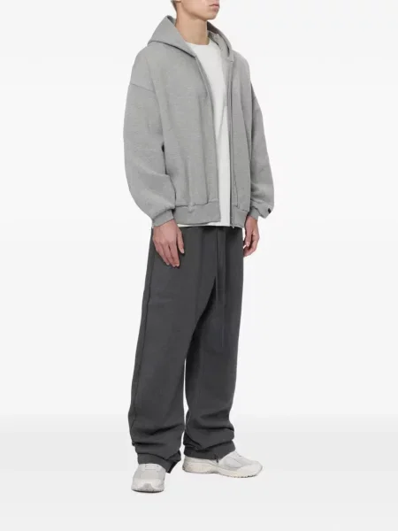 Hanorac cu glugă Fear Of God Essentials cu autograf gri