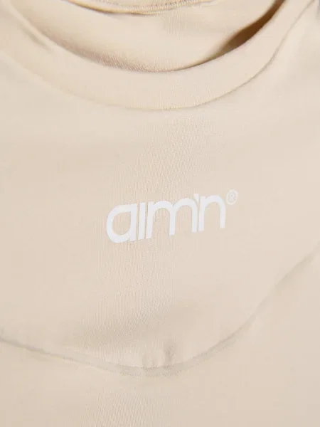 Aim'n Tricou funcțional bej alb