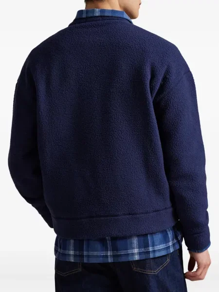 Șapcă Polo Ralph Lauren cu model herringbone din țesătură twill cu imagine albastru