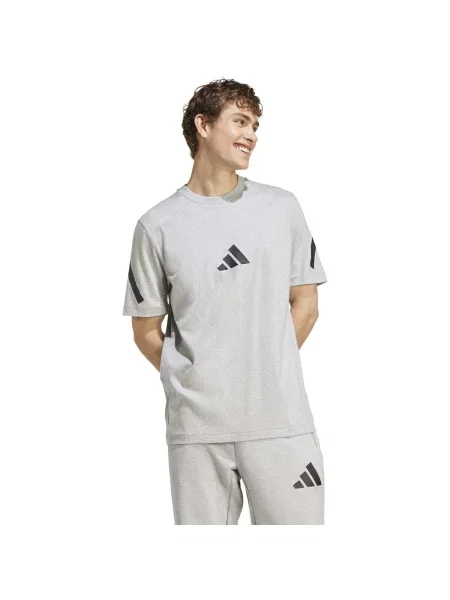 Tričko Adidas sivá