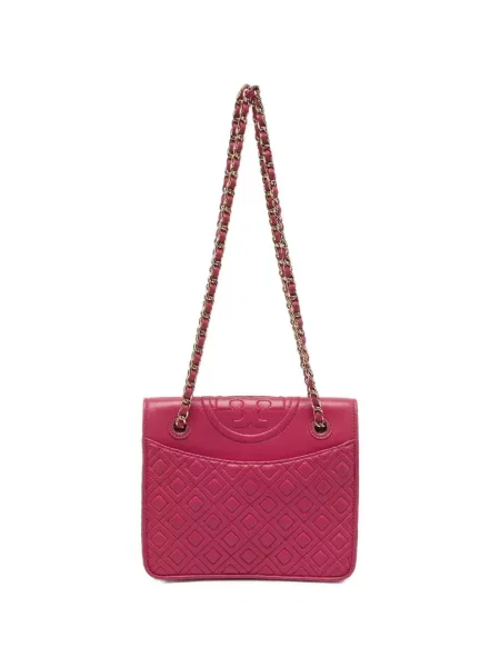 Matlasat geantă Tory Burch roz