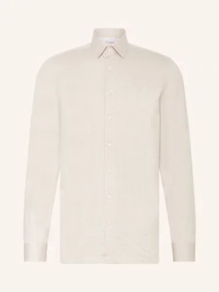 Olymp Žerzejová Košile Luxor Modern Fit béžová