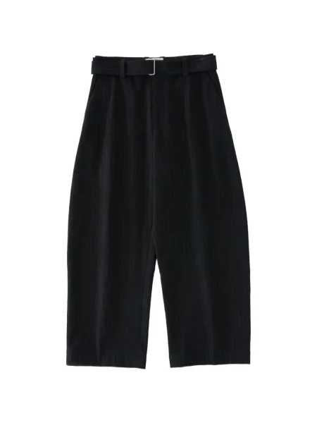 Pantaloni Studio Nicholson cu dungi negru