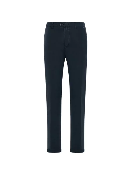 Cu centură pantaloni Kiton albastru