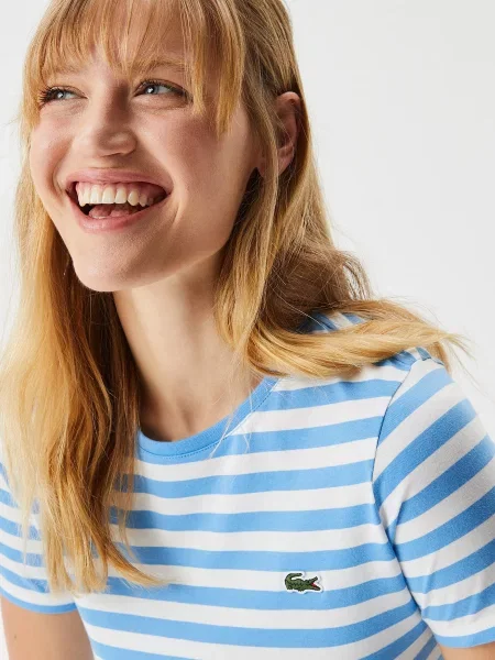 Футболка Lacoste голубая