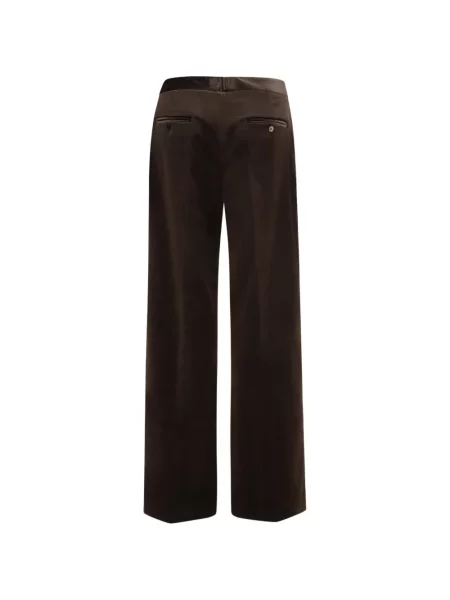 Pantaloni Lardini de catifea maro