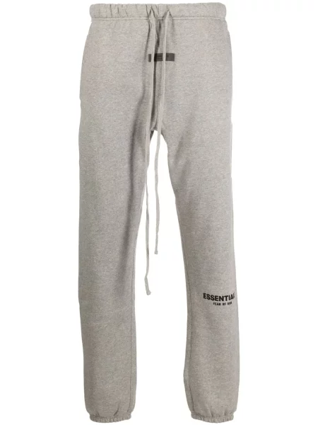 Pantaloni Fear Of God Essentials cu imagine gri