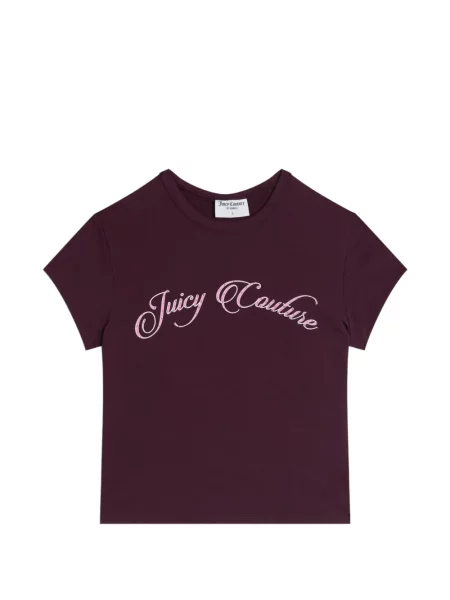 Tricou Juicy Couture cu imagine violet