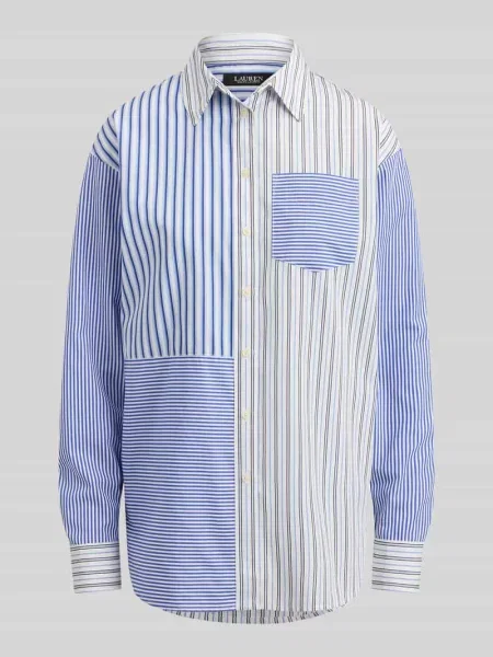Bluzka o kroju regular fit z czystej bawełny Lauren Ralph Lauren