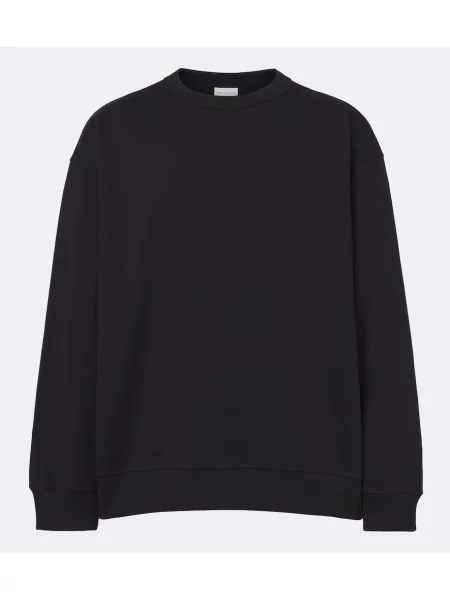 Hanorac Dries Van Noten din jerseu albastru