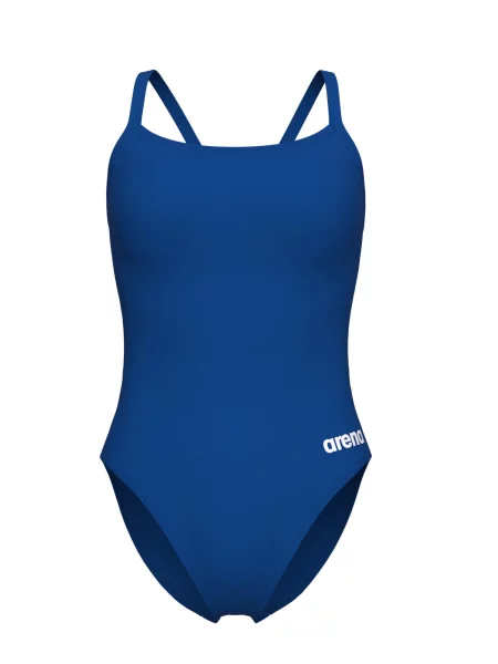 ARENA Costum de baie întreg TEAM CHALLENGE SOLID albastru regal alb