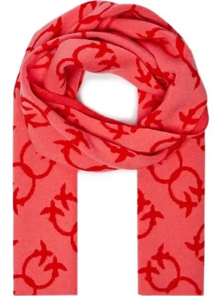 Pinko Șal FRIULARO cu adaos de lână și cașmir roz