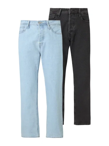 JACK & JONES Jeans JJICHRIS JJORIGINAL albastru deschis / denim negru