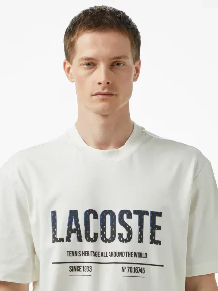 Футболка Lacoste білий